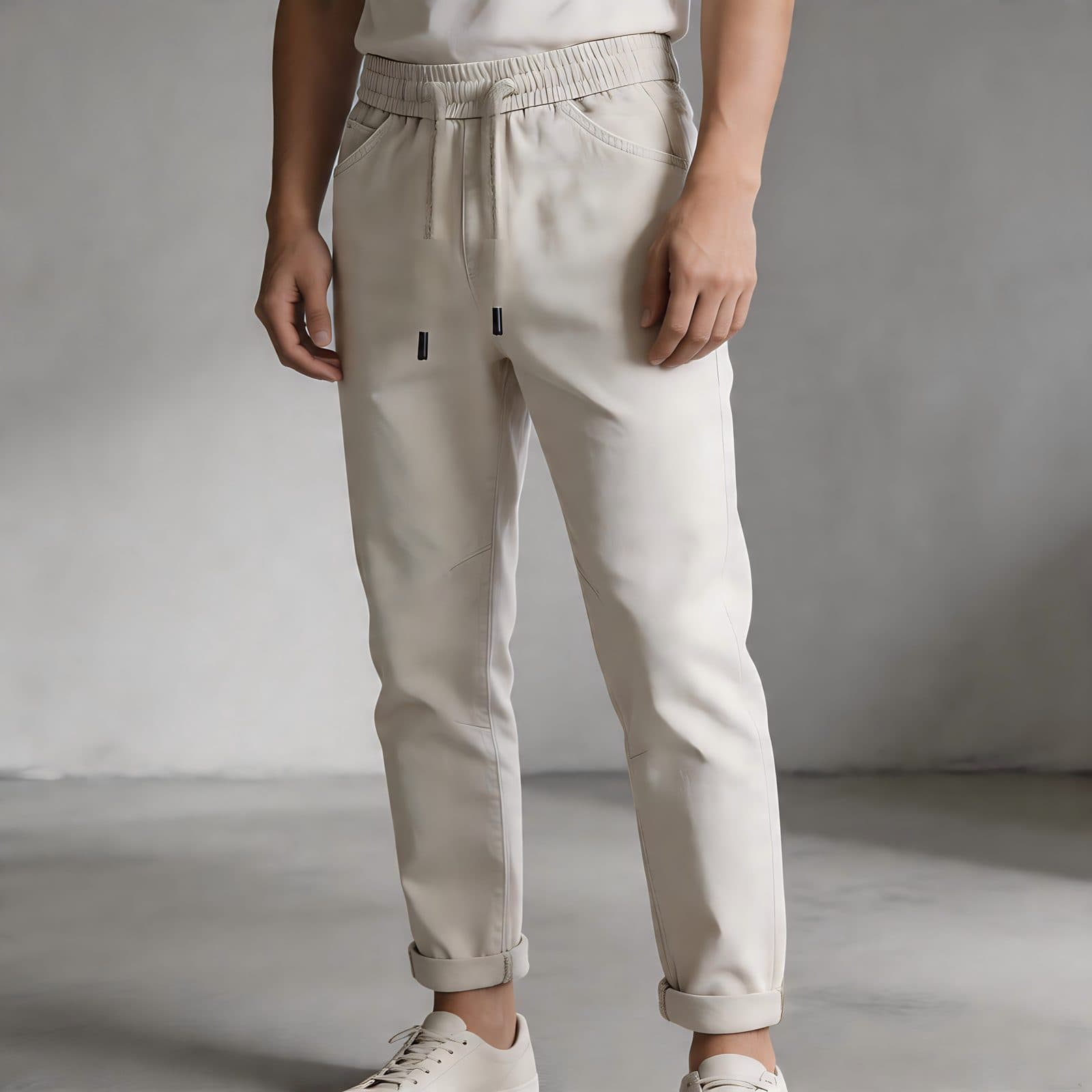 GorgeousBen Men's Long Staple Cotton Heavy Wash Vintage Jeans, Loose Straight Leg Tall Slim Trendy All-Match Long Pants — main view