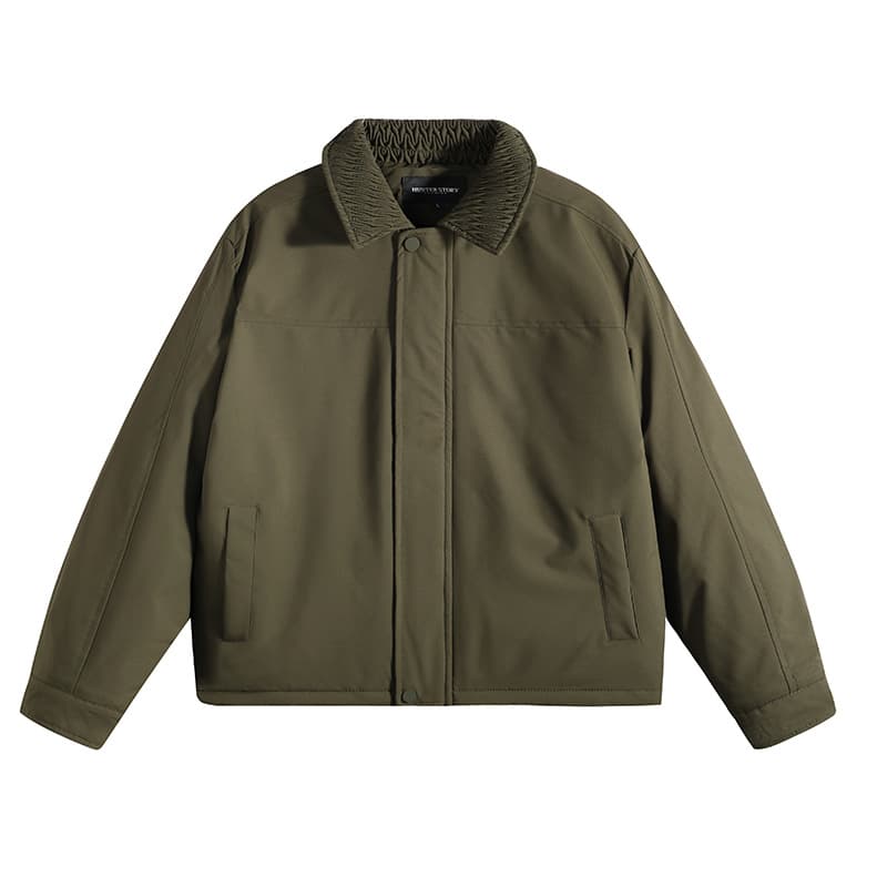 GorgeousBen Men's Casual Cotton Jacket GB-J001, Loose Fit, Wrinkle Resistant, Korean Style, Lightweight, Fall/Winter, S-XXL — view 12