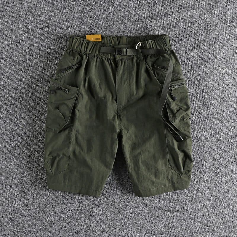 GorgeousBen Men's Summer American INS Trendy Functional Cargo Shorts 3D Pockets Versatile Knee Length Casual — view 9