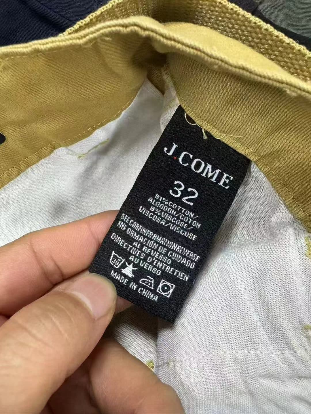 Clearance sale- retro trendy men's workwear shorts, loose new style, multi pocket casual mid length pants, summer five quarter pants. — view 14