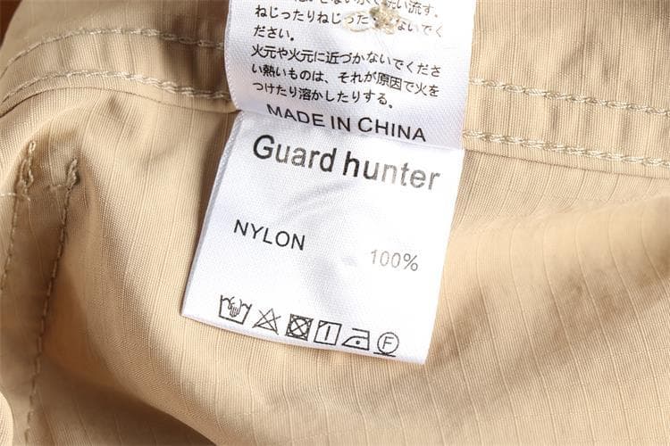 GorgeousBen Men's Japanese Style Outdoor Trendy Plaid Woven Utility Long Sleeve Shirt — view 15