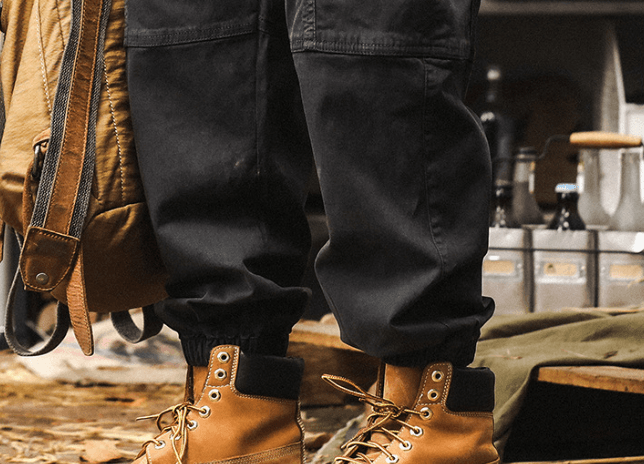GorgeousBen American retro heavyweight workwear pants for men's autumn outdoor functional multi pocket paratrooper pants, loose casual ankle — view 11