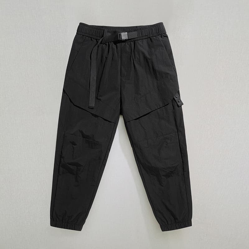 GorgeousBen Men Multi-bag Vertical Multifunctional Straight Canister Foot Pant Draw Rope Army Green Casual Trouser — main view