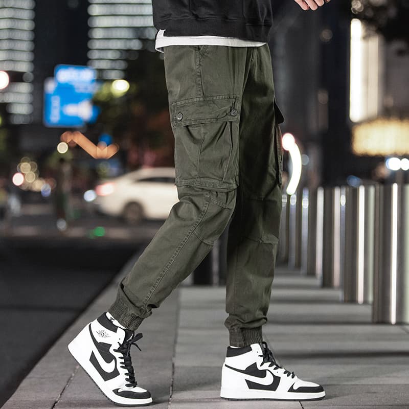 GorgeousBen  Men's Pants For Mans In Cotton And Many More Fabrics And Pockets Will Make This Pant Beautiful Long Cargo Pants — view 11