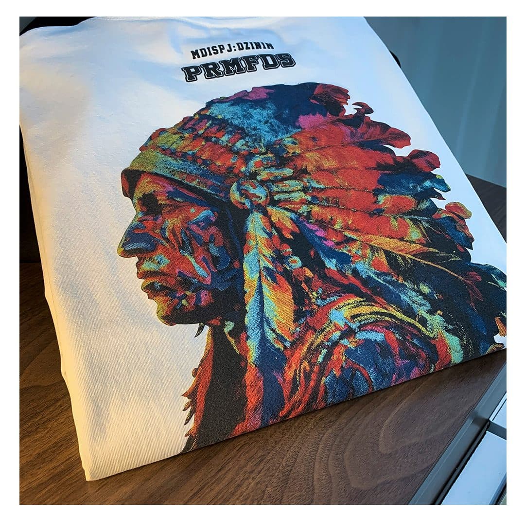 GorgeousBen American heavyweight T-shirt 2025 summer thin Indian print trendy short sleeved round neck versatile men's clothing. — view 5