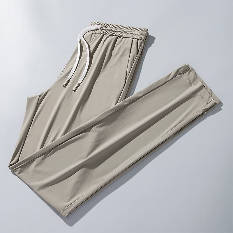 GorgeousBen Men's Pants Summer Thin Casual Stretch Quick Dry Sports Pants Elastic Men's Straight Pants — view 5