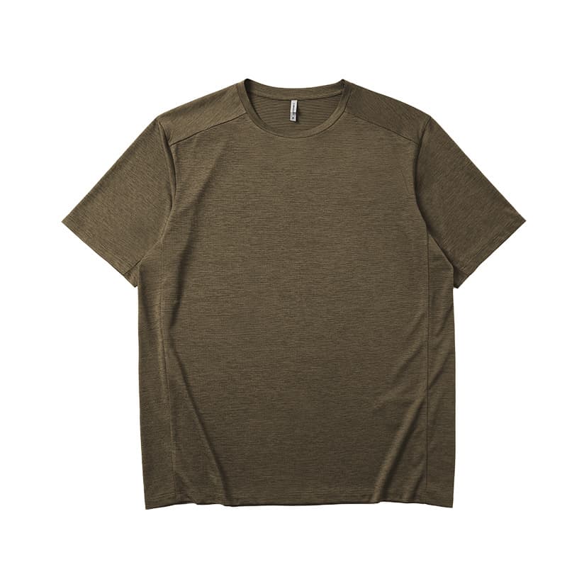 GorgeousBen Men's Quick Dry Sport T-Shirt, 100% Polyester, Breathable Moisture Wicking, Loose Fit, S-XXXL, for Outdoor Running & Summer — view 14