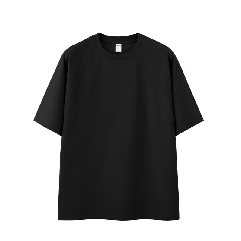 GorgeousBen Men's Streetwear Deconstructed Patchwork Oversized Cotton T-Shirt — view 6