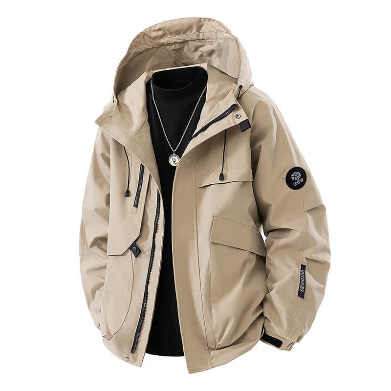 GorgeousBen 2025 New Arrival Men's Mountain Cargo Jacket | Spring Autumn Windproof Water-Repellent Hiking Travel Outdoor Sports Outerwear — view 9