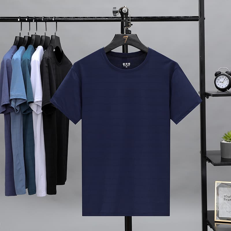 GorgeousBen men's new short sleeve T-shirt Soft fabric breathable elastic men's T-shirt without deformation — view 9
