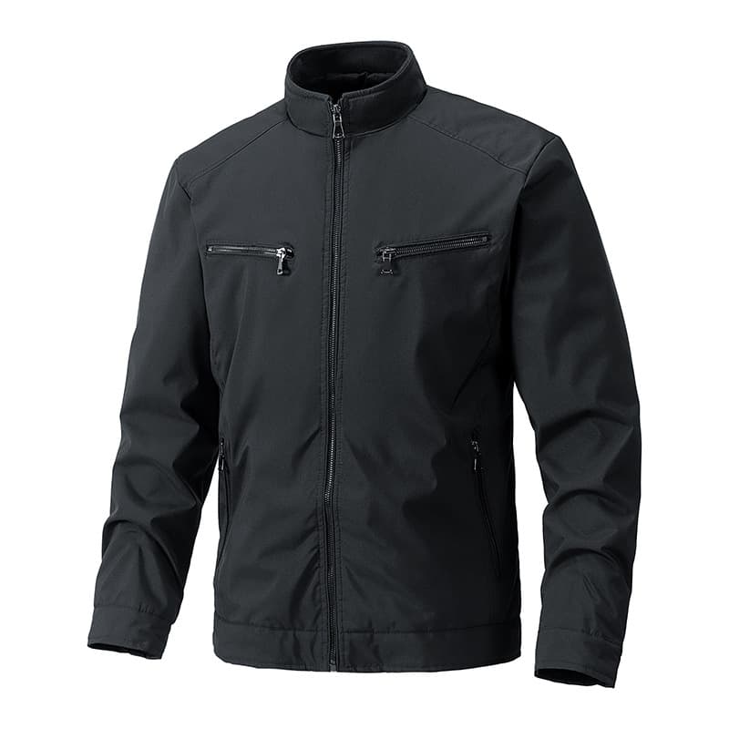 GorgeousBen Men's Casual Fleece Lined Stand Collar Jacket for Winter Outdoor Commute — view 13