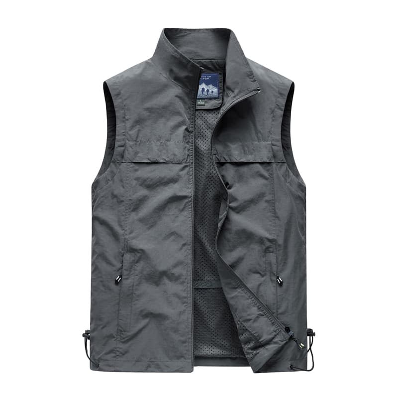 GorgeousBen Mens Winter Stand Collar Sleeveless Puffer Jacket Men Gilet Jacket Men's Vests &amp; Waistcoats. — main view
