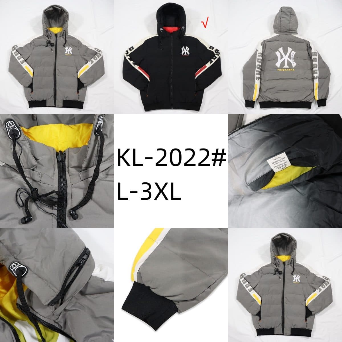 Stocks &amp; ready to ship-Hooded Men Puffer Jacket Plus Size Insulated Bubble Coat Winter Outdoor Zipper Coat For Men. — view 5