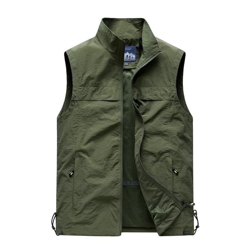 GorgeousBen Mens Winter Stand Collar Sleeveless Puffer Jacket Men Gilet Jacket Men's Vests &amp; Waistcoats. — view 6