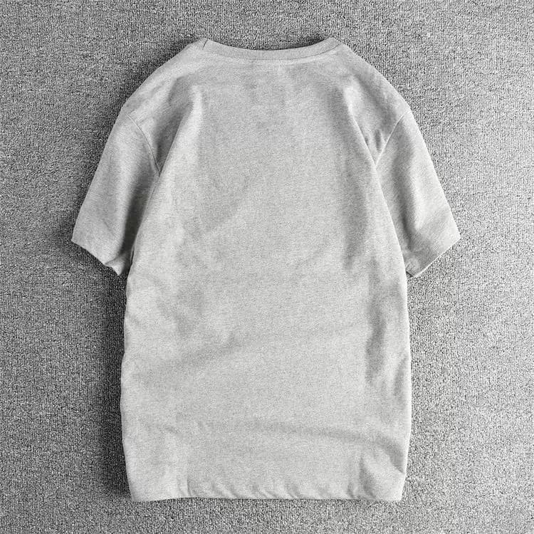 GorgeousBen Men's American Retro Niche Club Graphic T-Shirt Cotton Washed Brushed Crew Neck Tee — view 15