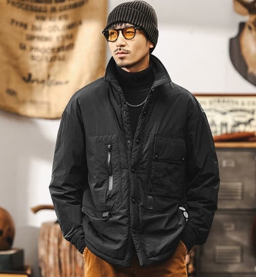 GorgeousBen White duck down workwear, lightweight down jacket, men's winter 2025 new down shirt, men's outdoor men's autumn and winter jacke — view 14