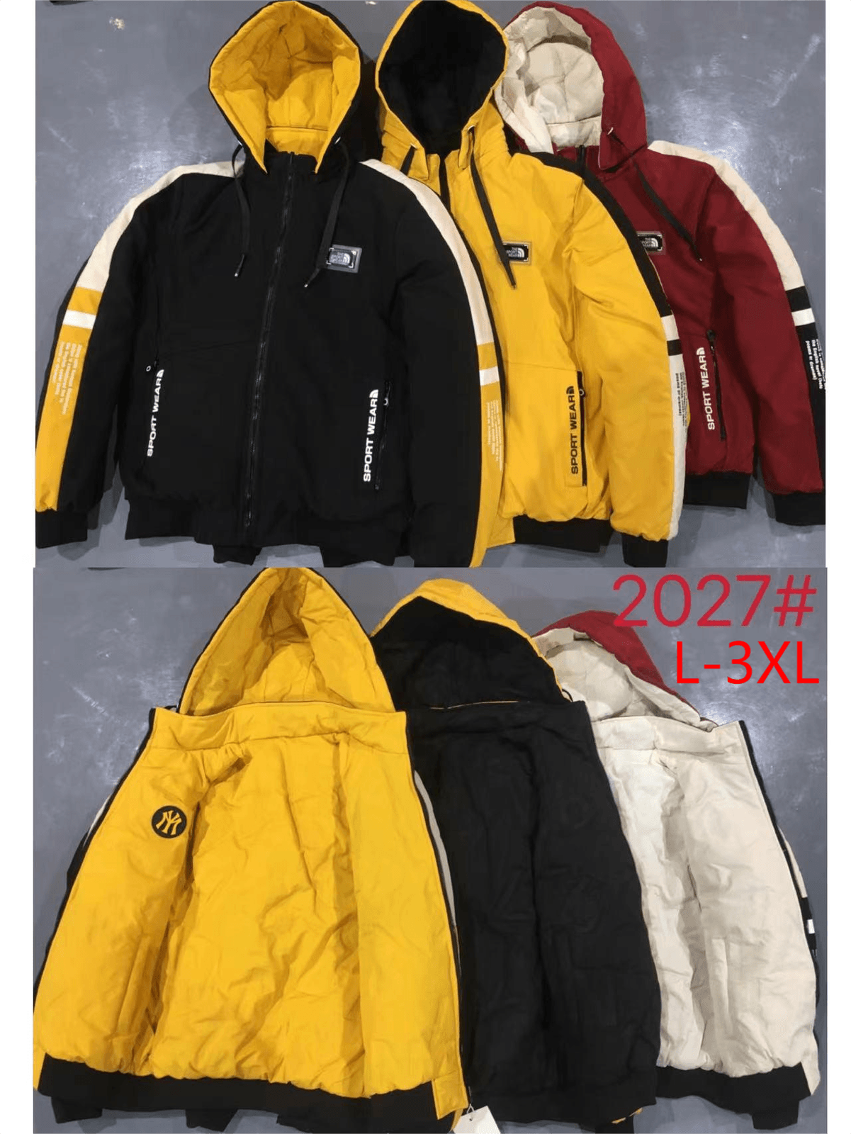 Stocks &amp; ready to ship-Hooded Men Puffer Jacket Plus Size Insulated Bubble Coat Winter Outdoor Zipper Coat For Men. — view 13