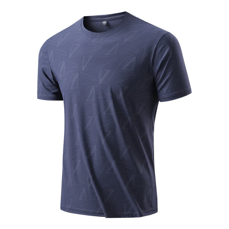 GorgeousBen Men's Casual Ice Silk Quick Dry T-Shirt, Slim Fit for Summer Running Sport — view 2