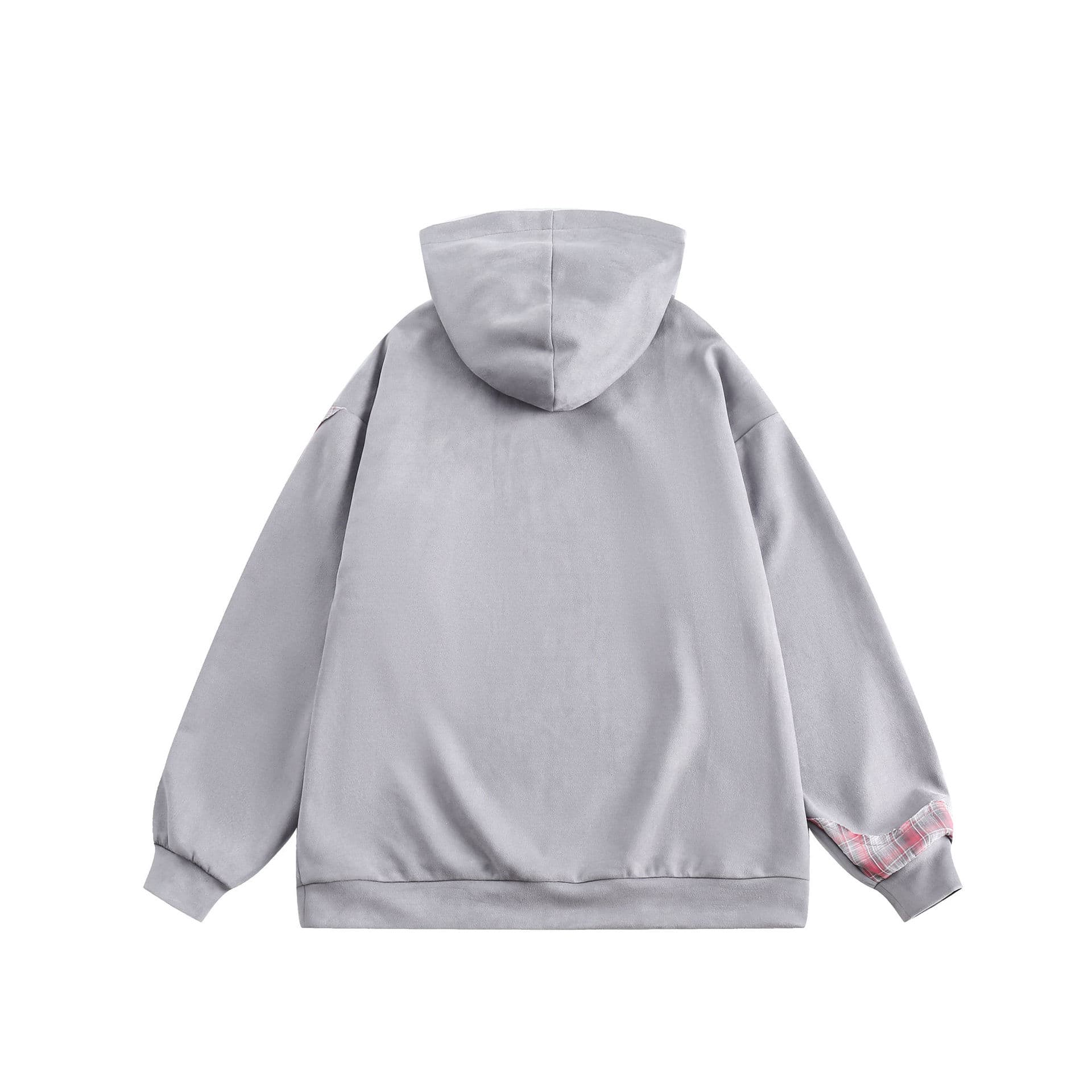 GorgeousBen   Unisex 2024 new Chinese checkered splice plate buckle hoodie men's spring design sense of loose coat — view 3