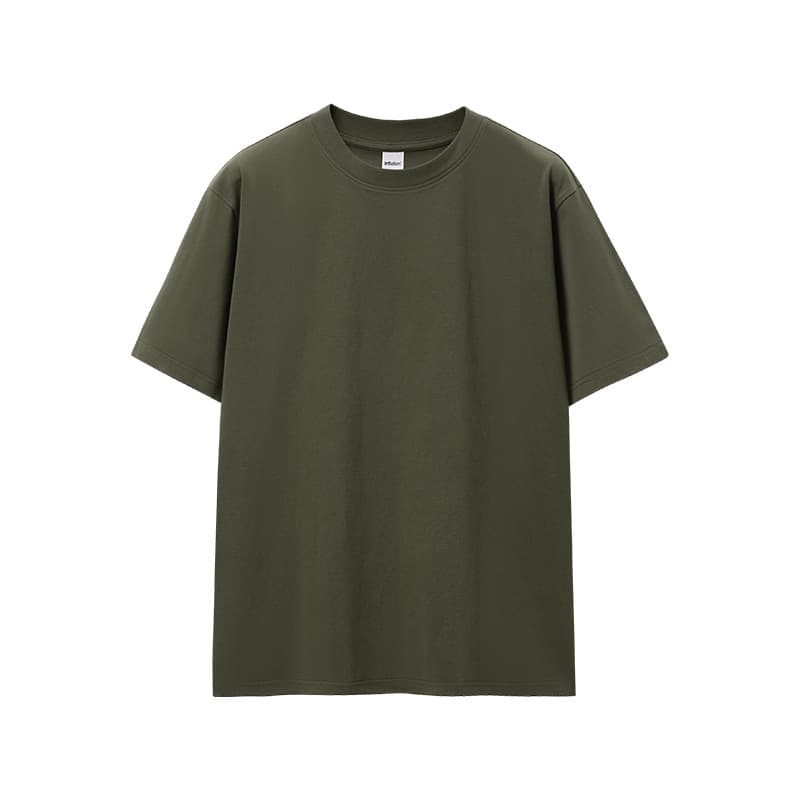 GorgeousBen Men's 220GSM Fruit Elastic Solona Cool Feeling T-Shirt Loose Fit Crew Neck Unisex Casual Tee for Spring Summer S-XXXL — view 9