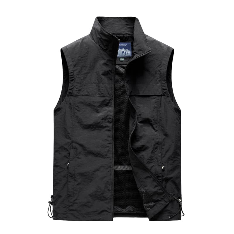 GorgeousBen Mens Winter Stand Collar Sleeveless Puffer Jacket Men Gilet Jacket Men's Vests &amp; Waistcoats. — view 9