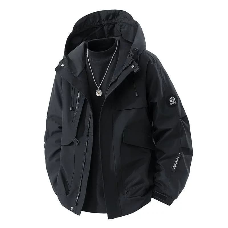 GorgeousBen 2025 New Arrival Men's Mountain Cargo Jacket | Spring Autumn Windproof Water-Repellent Hiking Travel Outdoor Sports Outerwear — view 6