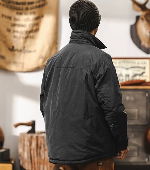 GorgeousBen White duck down workwear, lightweight down jacket, men's winter 2025 new down shirt, men's outdoor men's autumn and winter jacke — view 5