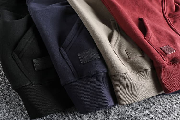 GorgeousBen Men's 400G Heavyweight Fleece Zip Up Hoodie — view 15