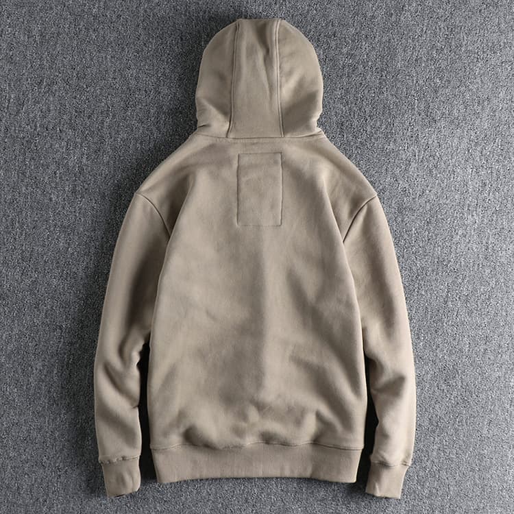 GorgeousBen Men's 400G Heavyweight Fleece Zip Up Hoodie — view 6