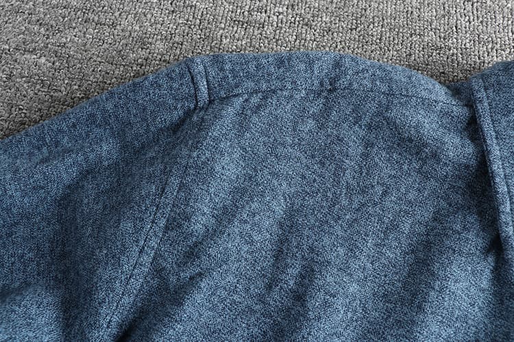 GorgeousBen Men's Preppy British Vintage Washed 100% Cotton Woven Long Sleeve Shirt — view 13