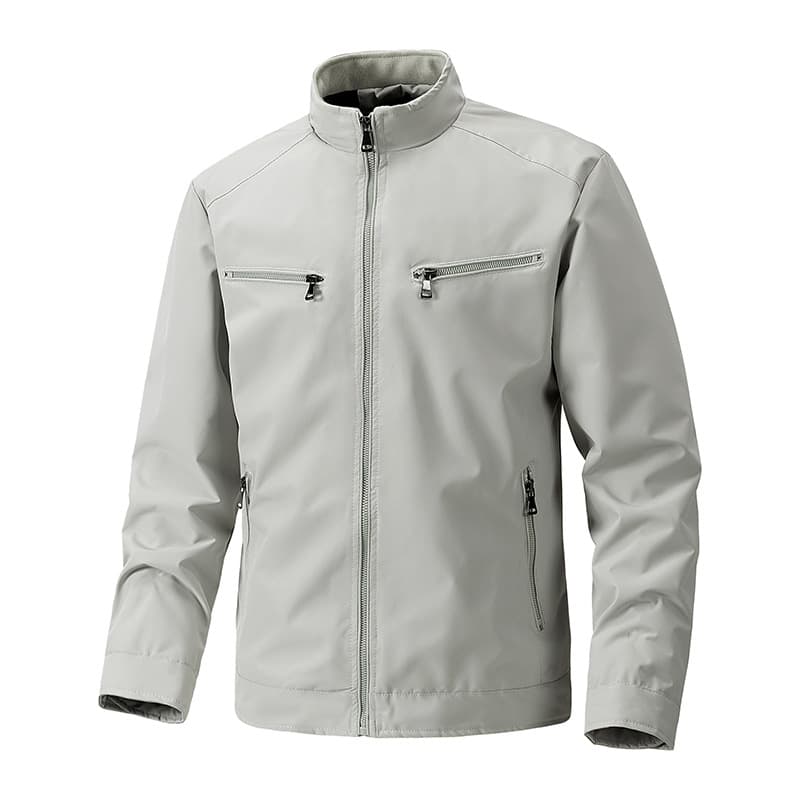 GorgeousBen Men's Casual Fleece Lined Stand Collar Jacket for Winter Outdoor Commute — view 6