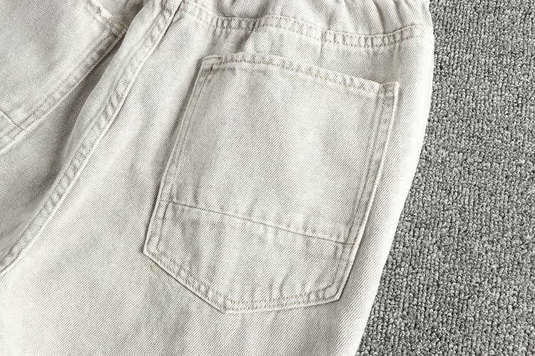 GorgeousBen Men's Long Staple Cotton Heavy Wash Vintage Jeans, Loose Straight Leg Tall Slim Trendy All-Match Long Pants — view 15