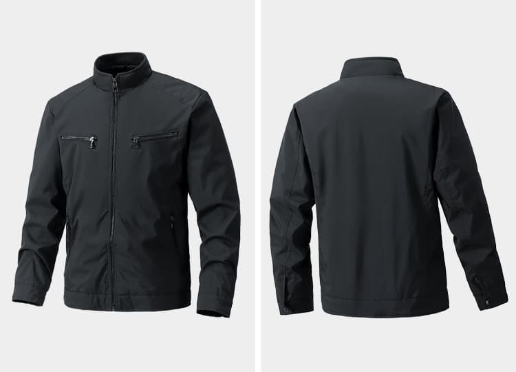 GorgeousBen Men's Casual Fleece Lined Stand Collar Jacket for Winter Outdoor Commute — view 15