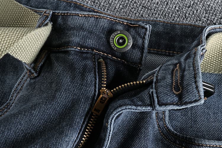 GorgeousBen Men's Summer Washed Distressed Denim Shorts Whiskering Embroidery Slim Straight Knee Length — view 13
