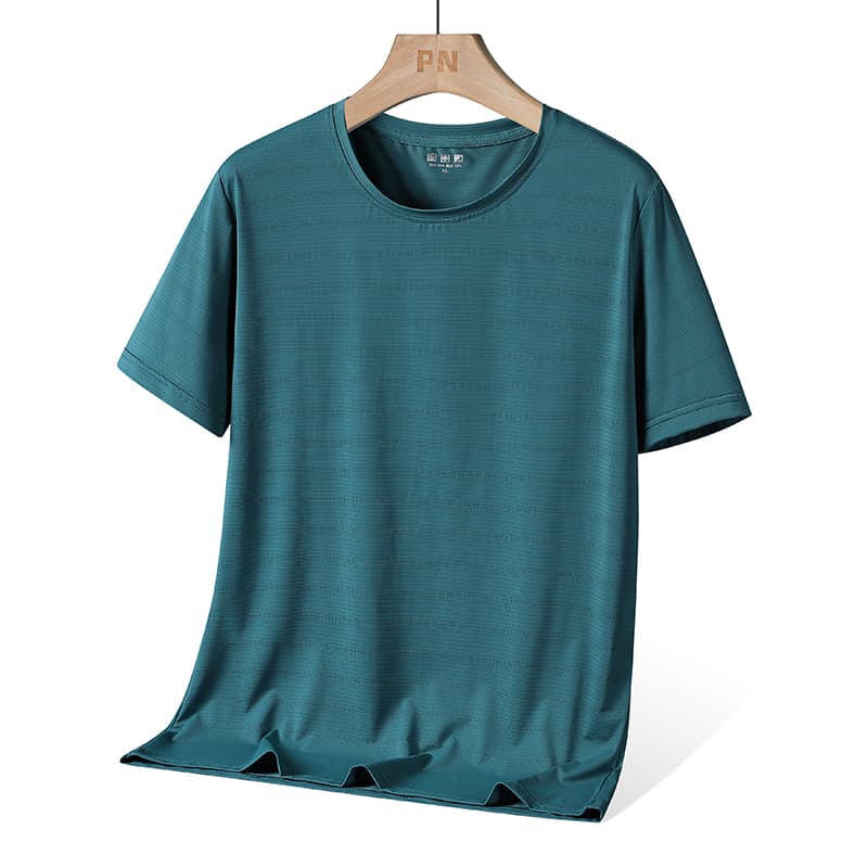 GorgeousBen men's new short sleeve T-shirt Soft fabric breathable elastic men's T-shirt without deformation — view 5