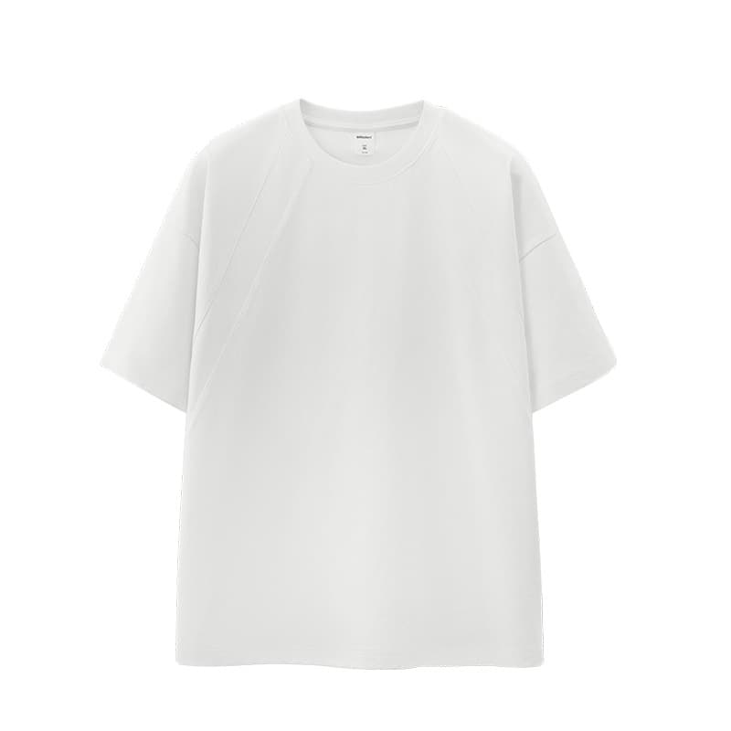 GorgeousBen Men's Streetwear Deconstructed Patchwork Oversized Cotton T-Shirt — view 8