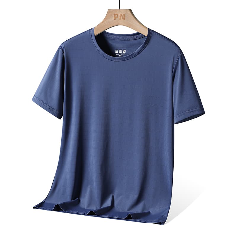 GorgeousBen men's new short sleeve T-shirt Soft fabric breathable elastic men's T-shirt without deformation — view 3