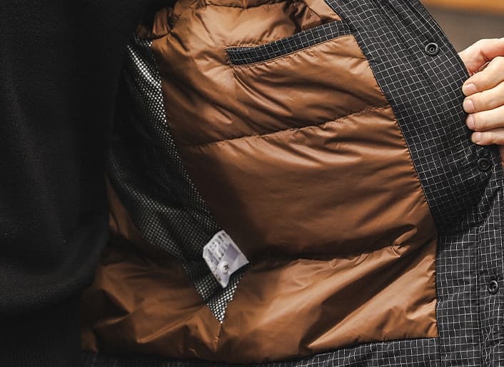 GorgeousBen White duck down workwear, lightweight down jacket, men's winter 2025 new down shirt, men's outdoor men's autumn and winter jacke — view 12