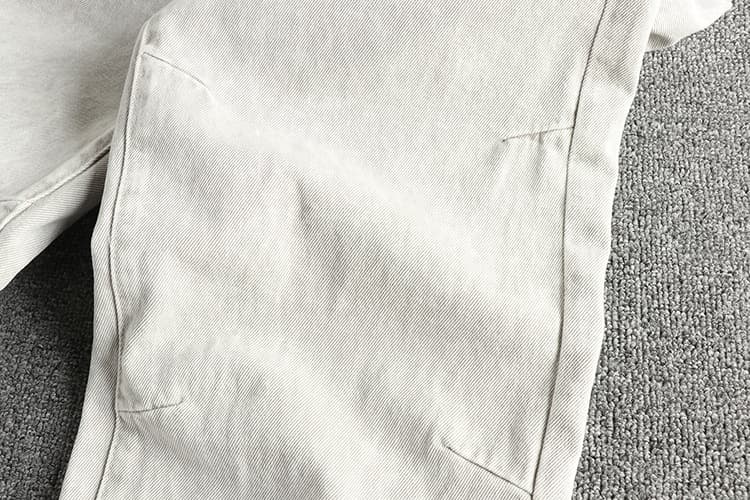 GorgeousBen Men's Long Staple Cotton Heavy Wash Vintage Jeans, Loose Straight Leg Tall Slim Trendy All-Match Long Pants — view 13