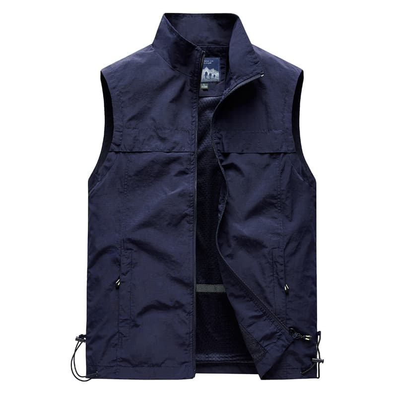 GorgeousBen Mens Winter Stand Collar Sleeveless Puffer Jacket Men Gilet Jacket Men's Vests &amp; Waistcoats. — view 7