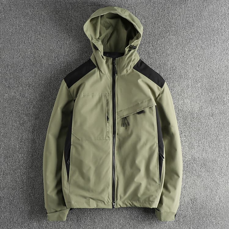 GorgeousBen Detachable inner liner outdoor mountain trend tooling trench coat men's autumn and winter thermal comfort functional jacket — view 11