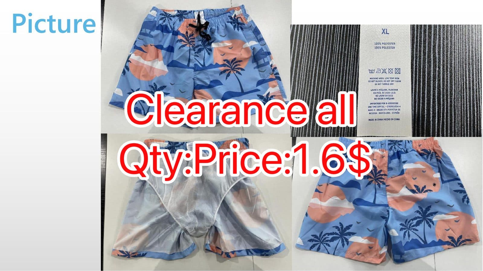 Clearance sale-Men's fashionable shorts, casual ice cold pants — main view