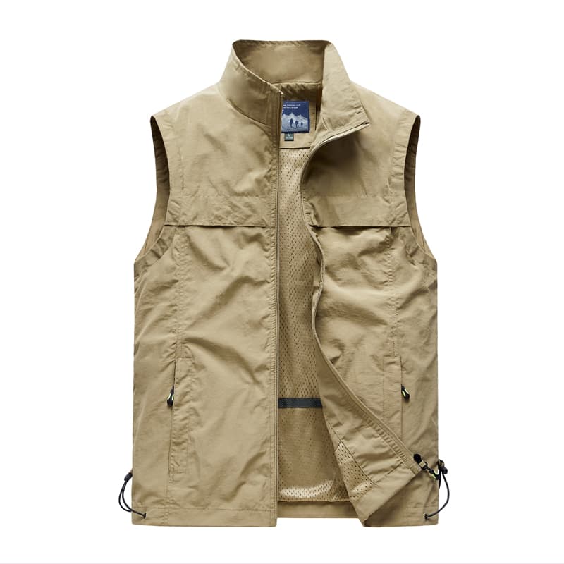GorgeousBen Mens Winter Stand Collar Sleeveless Puffer Jacket Men Gilet Jacket Men's Vests &amp; Waistcoats. — view 10