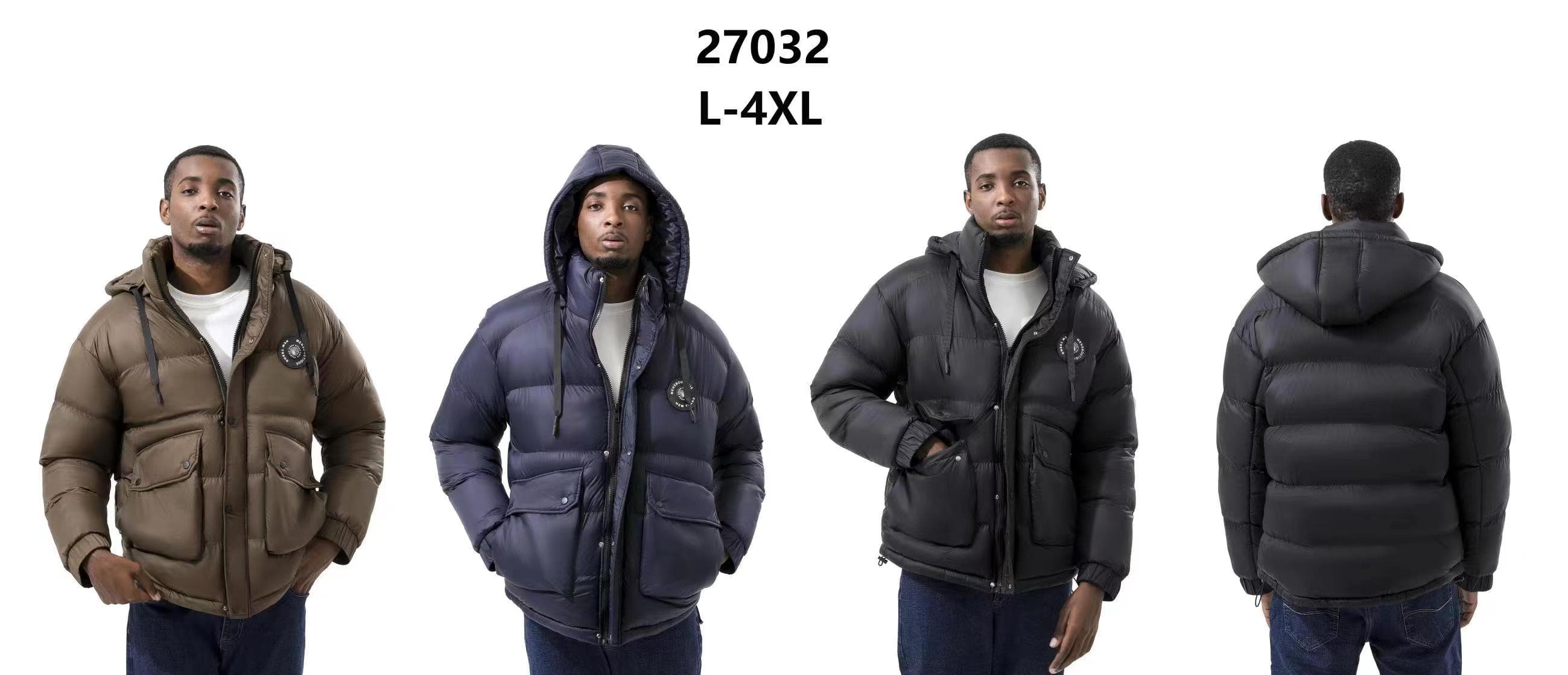 Stocks & ready to ship- Men High-quality Fashion Warm Thickened Solid Color Fluffy Duck Down Men's Down Jacket For Winter — view 8