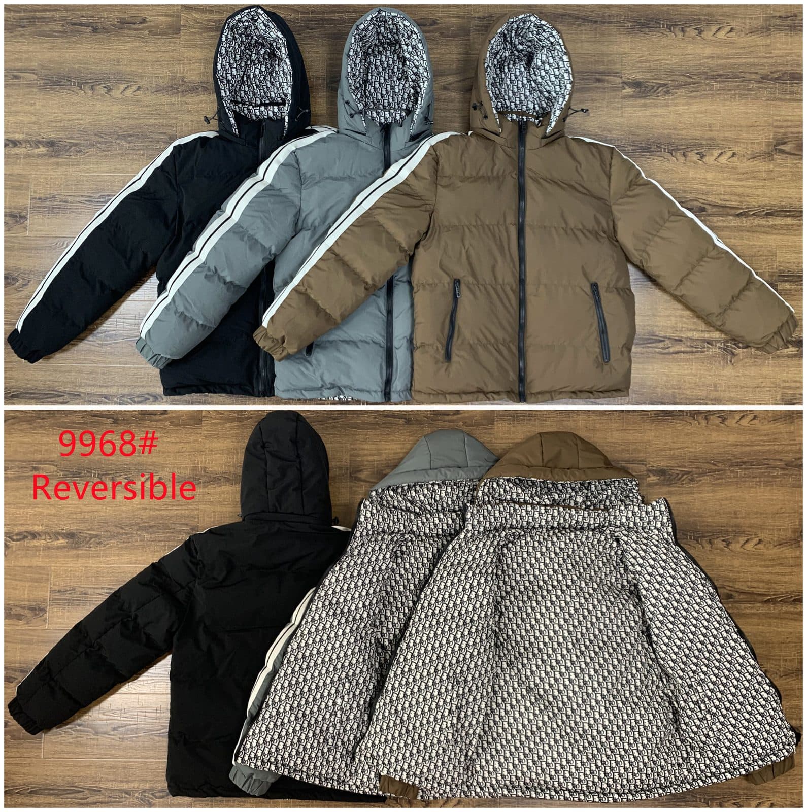 Stocks &amp; ready to ship-Hooded Men Puffer Jacket Plus Size Insulated Bubble Coat Winter Outdoor Zipper Coat For Men. — view 7