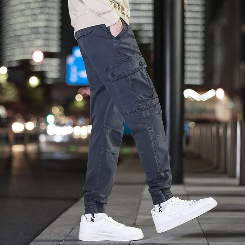 GorgeousBen  Men's Pants For Mans In Cotton And Many More Fabrics And Pockets Will Make This Pant Beautiful Long Cargo Pants — view 3
