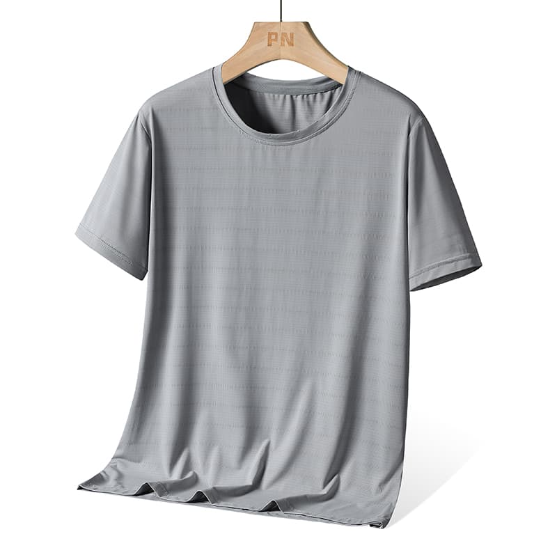 GorgeousBen men's new short sleeve T-shirt Soft fabric breathable elastic men's T-shirt without deformation — view 12
