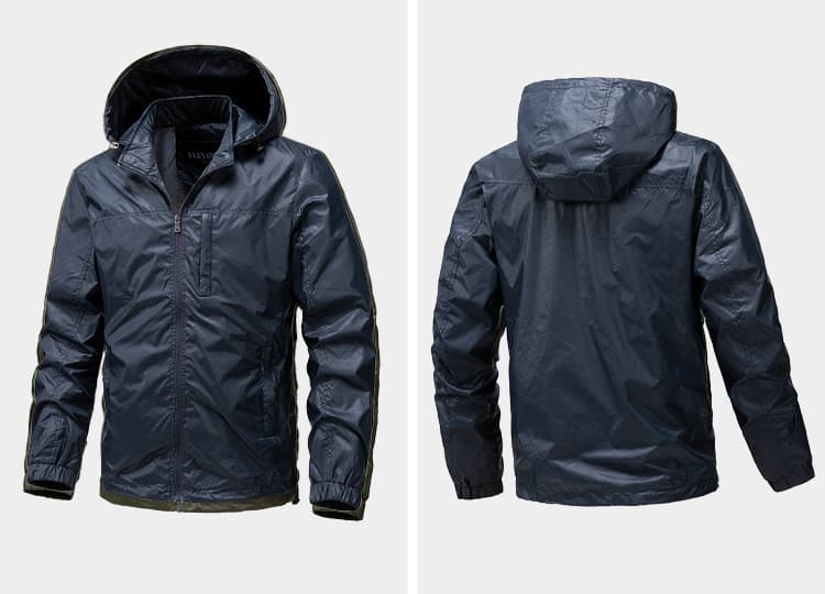 GorgeousBen Cross-Border Spring and Autumn Thin Jacket for Men, Single-Layer Trendy Brand Hooded Windbreaker, Outdoor Breathable Street Styl — view 14