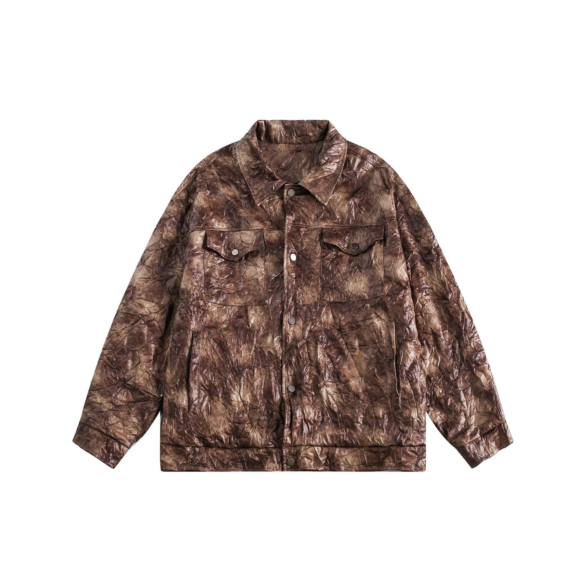 GorgeousBen   Unisex Design sense of fashion brand retro Maillard coat women's Spring and Autumn 2024 new American loose oversize jacket — view 6