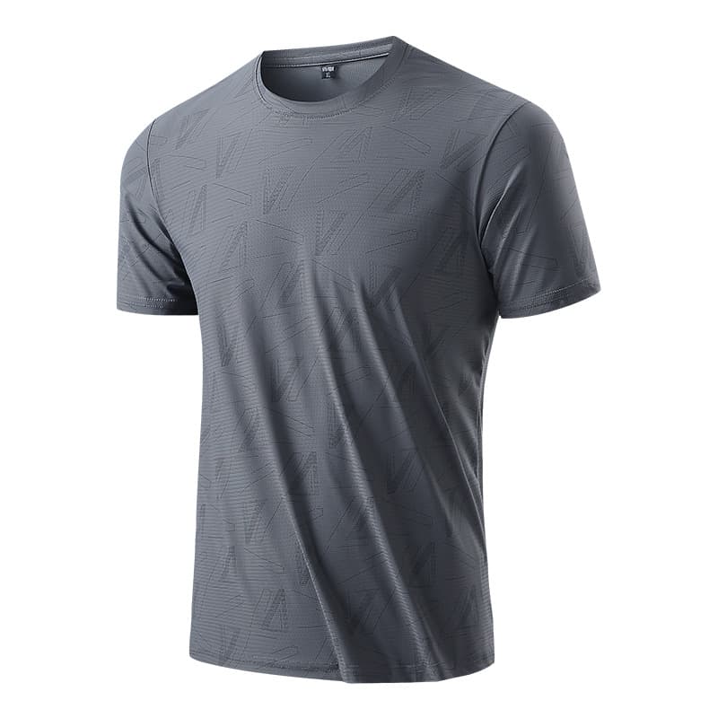 GorgeousBen Men's Casual Ice Silk Quick Dry T-Shirt, Slim Fit for Summer Running Sport — view 3